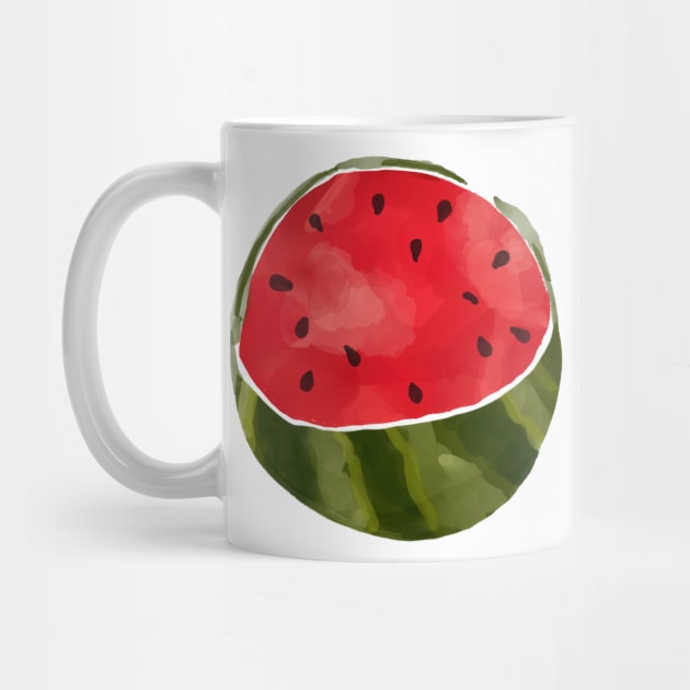 Watercolor Watermelon by MutchiDesign